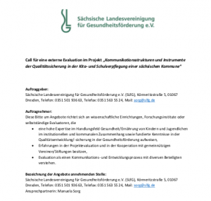 Ausschreibung Ausschreibung