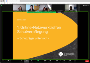 Screenshot_1. Online-Netzwerktreffen - Schulträger unter sich © SLfG