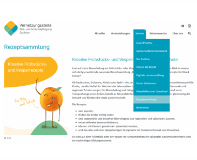 Website Rezeptsammlung